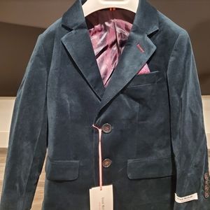 Boys Isaac Mizrahi velvet blazer